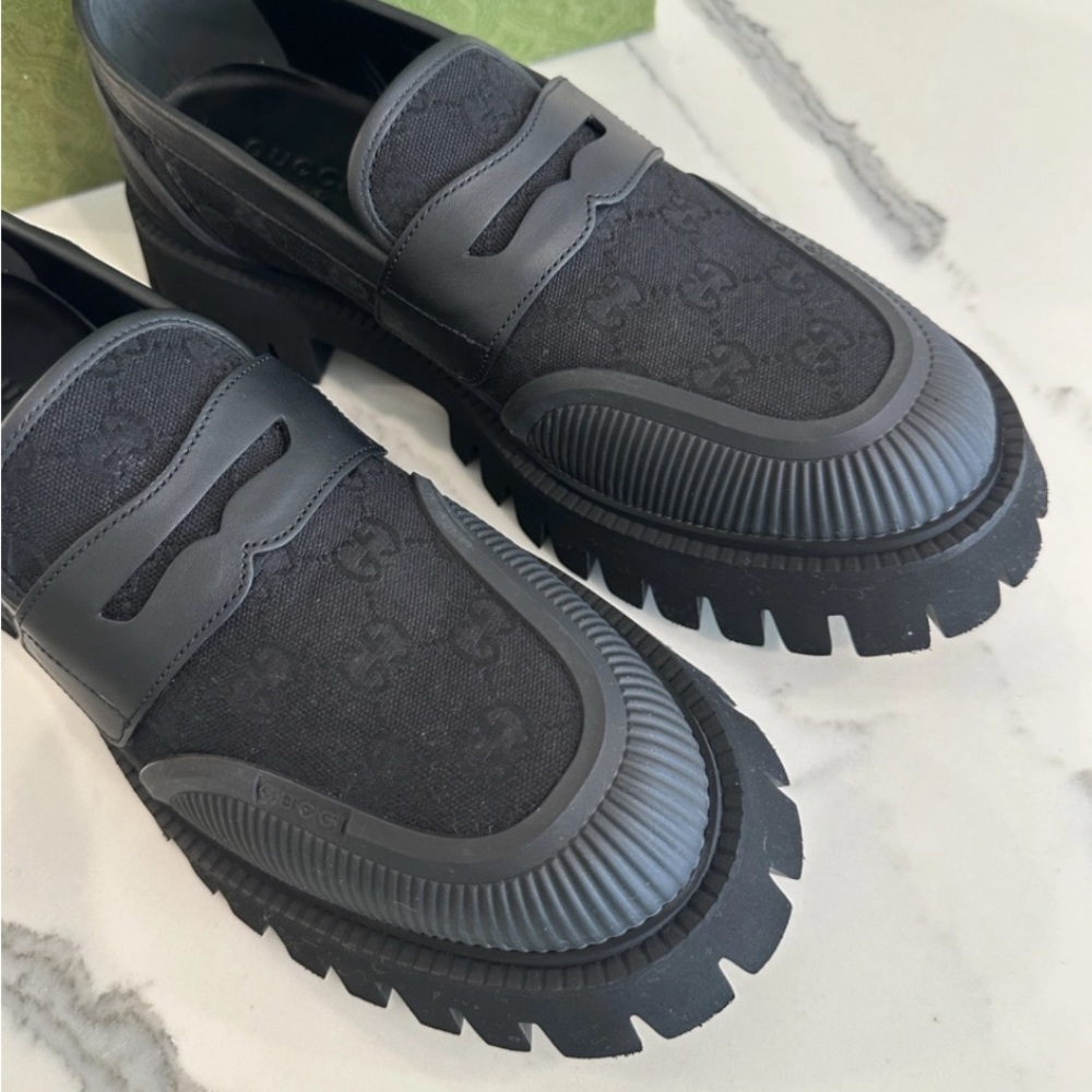 Gucci Maxi GG paneled loafers - Picture 6 of 9